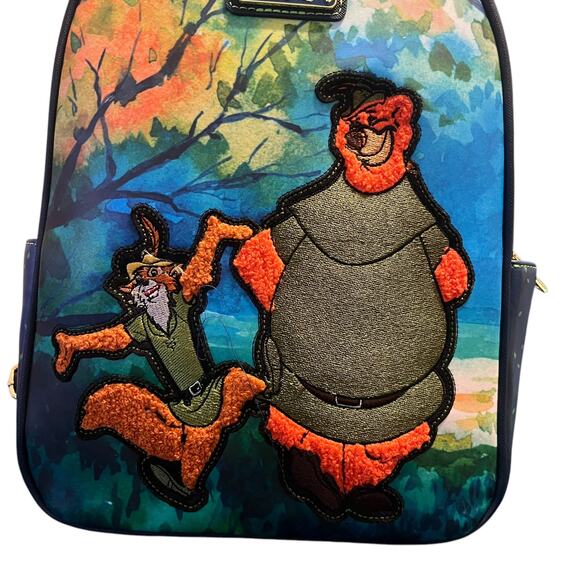 Loungefly Disney Robin Hood Backpack Hard Tag